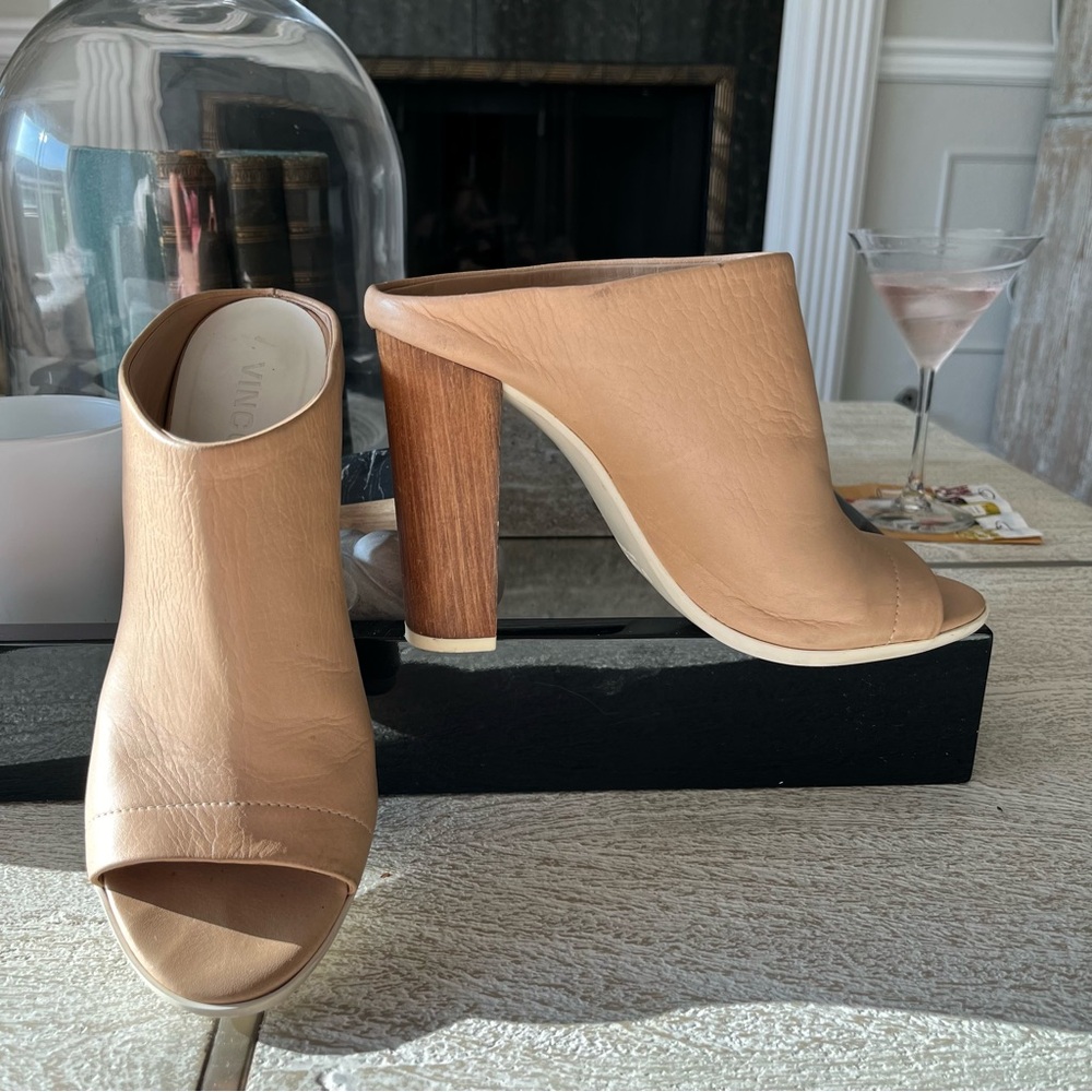 Vince Leather Mules